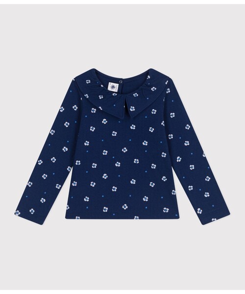 PETIT BATEAU(プチバトー)の「長袖Tシャツ(Tシャツ/カットソー・キッズ・ブルー系その他・3YEAR/4YEAR/5YEAR)」の1枚目の写真