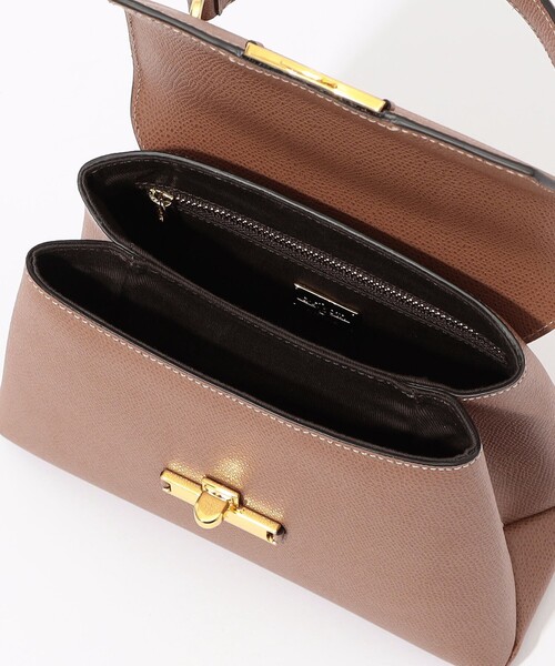カルボッティ　CARBOTTI Diana 321 カーフスキン Diana leather handbag - Tan - Carbotti
