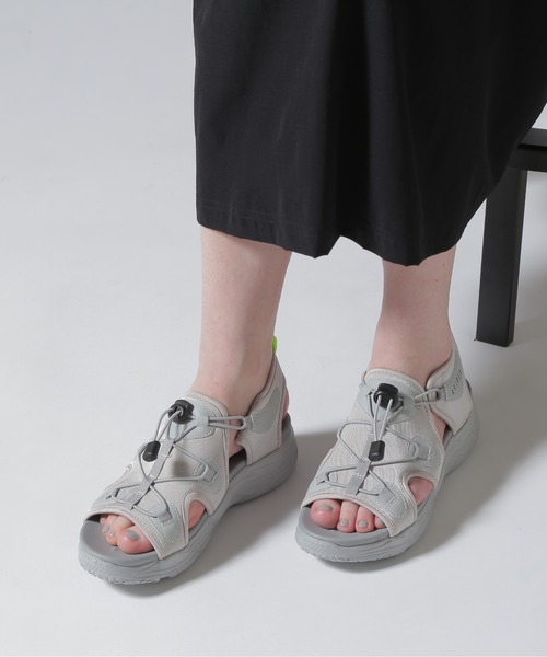 AVIREX（アヴィレックス）の「《直営店限定》SPORTY SANDAL/スポーティーサンダル（サンダル・レディース・ブラック/カモフラージュ/グレー・24/25/23）」の4枚目の写真