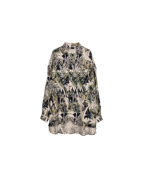INTERPLAY(インタープレイ)の「【INTERPLAY】Open Collar Over Size Shirt【4:Pattern】-1(シャツ/ブラウス・メンズ・グリーン系/ネイビー系/パープル系/ホワイト系/レッド系・FREE)」の2枚目の写真