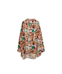 INTERPLAY（インタープレイ）の「【INTERPLAY】Open Collar Over Size Shirt【4：Pattern】-1（シャツ/ブラウス）」