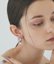 ENOUGH（イナフ）の「【RS】【enough】 パールモチーフ付きピアス（ピアス（両耳用））」