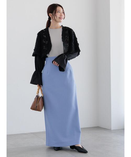 Te chichi（テチチ）の「レースボレロジャケット《2025spring catalog item》（ノーカラージャケット・レディース・オフホワイト/ブラック・F）」の8枚目の写真