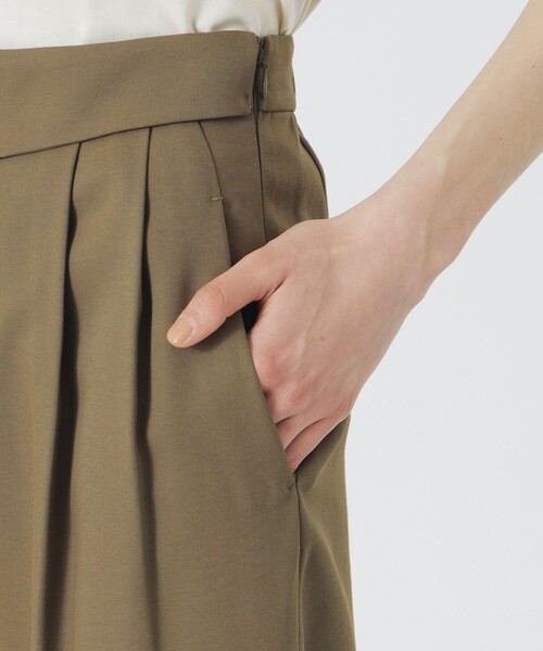 LOVELESS(ラブレス)の「クリアツイルテーパードパンツ(スラックス・レディース・ブラウン系その他3/ブラック/ブルー系その他4・34/36)」の13枚目の写真