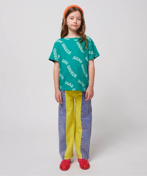 BOBO CHOSES（ボボショーズ）の「Wavy Bobo Choses all over T-sh（Tシャツ/カットソー・キッズ・グリーン・100/110/120/130/140）」の12枚目の写真