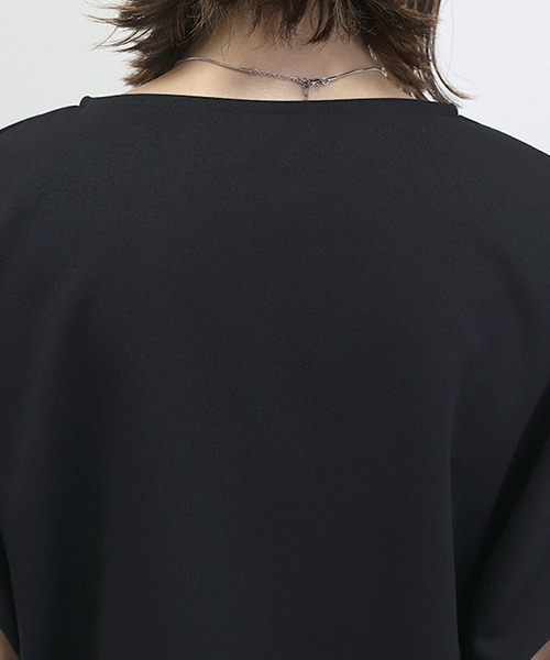 Aletta vita(アレッタビータ)の「ポンチラインパールコクーンプルオーバー(Tシャツ/カットソー・レディース・ネイビー/ブラック/オフホワイト・FREE)」の19枚目の写真