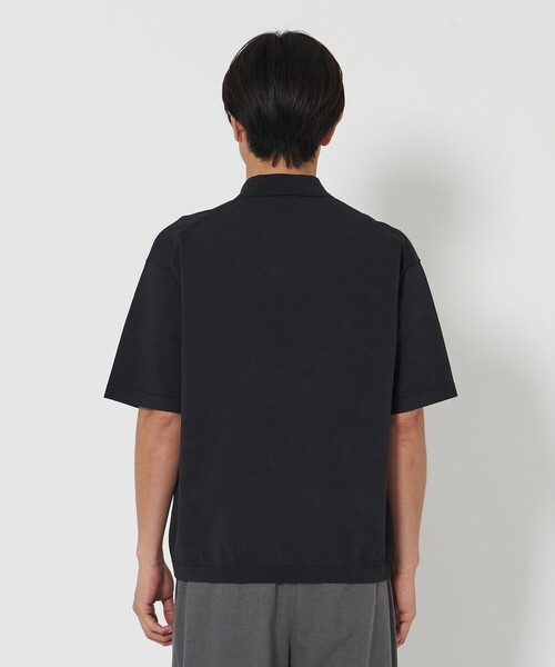 メンズ 夏 ショートスリーブ ニットポロ Adoon plain ポロシャツ 「新色追加」SKIPPER SHORT SLEEVE KNIT