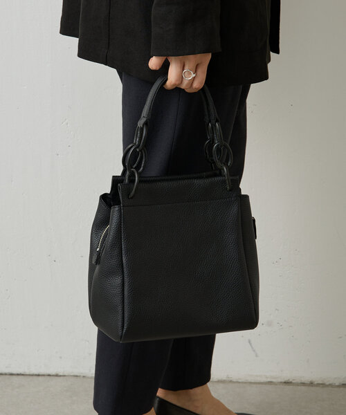 LIVETART（リヴェタート）の「レザーチェーンバッグ（トートバッグ・レディース・ブラック/シルバー・FREE）」の5枚目の写真