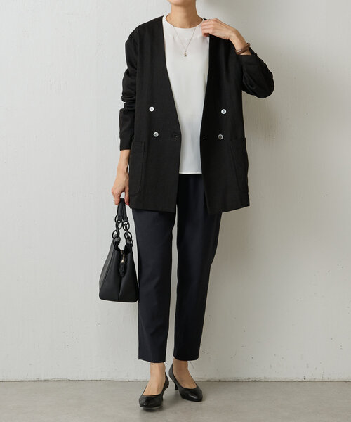 LIVETART（リヴェタート）の「レザーチェーンバッグ（トートバッグ・レディース・ブラック/シルバー・FREE）」の6枚目の写真