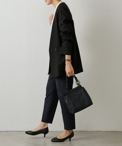 LIVETART（リヴェタート）の「レザーチェーンバッグ（トートバッグ・レディース・ブラック/シルバー・FREE）」の7枚目の写真