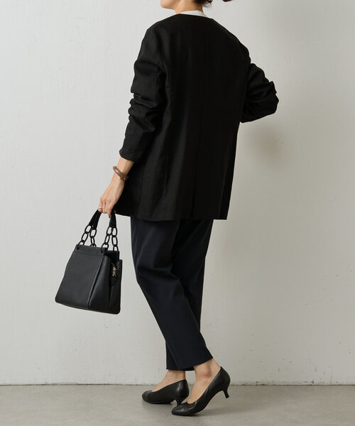 LIVETART（リヴェタート）の「レザーチェーンバッグ（トートバッグ・レディース・ブラック/シルバー・FREE）」の8枚目の写真