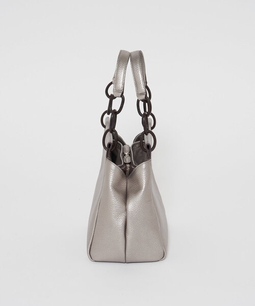 LIVETART（リヴェタート）の「レザーチェーンバッグ（トートバッグ・レディース・ブラック/シルバー・FREE）」の13枚目の写真