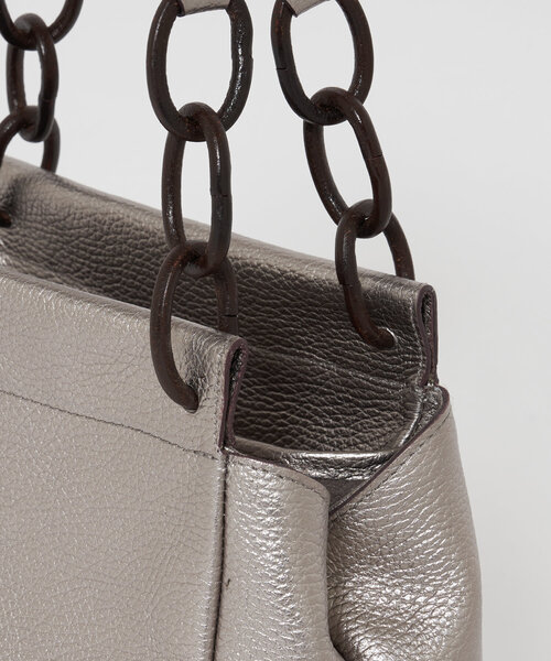 LIVETART（リヴェタート）の「レザーチェーンバッグ（トートバッグ・レディース・ブラック/シルバー・FREE）」の14枚目の写真