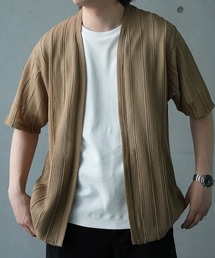 【WEB限定】シアジャガード ストライプカーディガン