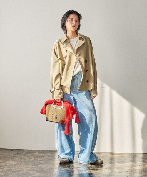 BAYFLOW（ベイフロー）の「クリテハンドルペーパーショルダー（ショルダーバッグ・レディース・ブラック/ブラウン・FREE）」の4枚目の写真