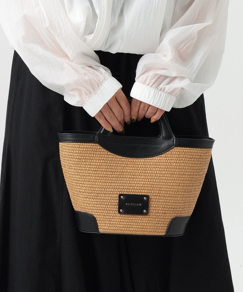 BAYFLOW（ベイフロー）の「クリテハンドルペーパーショルダー（ショルダーバッグ・レディース・ブラック/ブラウン・FREE）」の7枚目の写真