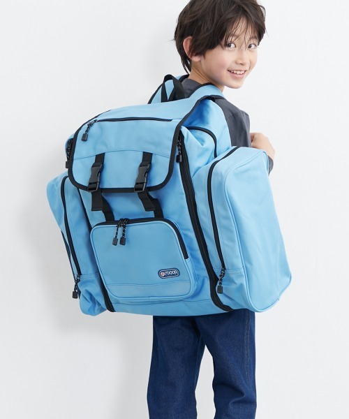 OUTDOOR PRODUCTS（アウトドアプロダクツ）の「【OUTDOOR PRODUCTS】　ルミナス ホリデーリュックサック　58L（バックパック/リュック・キッズ・ラベンダー/ライム/ブラック/ピンク/ネイビー/ライトブルー・FREE）」の4枚目の写真
