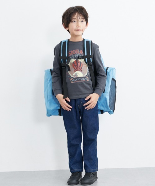 OUTDOOR PRODUCTS（アウトドアプロダクツ）の「【OUTDOOR PRODUCTS】　ルミナス ホリデーリュックサック　58L（バックパック/リュック・キッズ・ラベンダー/ライム/ブラック/ピンク/ネイビー/ライトブルー・FREE）」の8枚目の写真