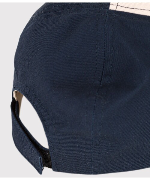 PETIT BATEAU（プチバトー）の「ロゴ入りキャップ（ハット・キッズ・ブルー系その他・6MONTH/18MONTH/36MONTH）」の4枚目の写真