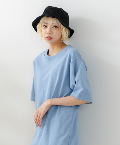 DISCUS(ディスカス)の「【DISCUS/ディスカス】USAコットン ワッペンロゴ刺繍 無地 クルーネック半袖Tシャツ レディース メンズ(Tシャツ/カットソー・メンズ・ブルー/グリーン/ブラック/ネイビー/グレー/ホワイト・X-LARGE/LARGE/MEDIUM)」の10枚目の写真