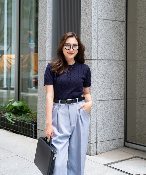 トップス TOM TOM SHORT KNIT（Tシャツ/カットソー）｜BLUE×PALANG（ブルーパラン