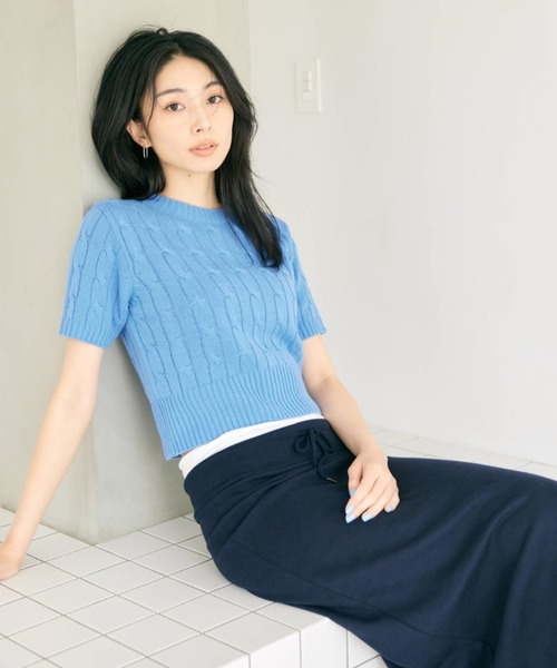 TOM SHORT KNIT（Tシャツ/カットソー）｜BLUE×PALANG（ブルーパラン
