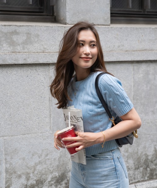 TOM SHORT KNIT（Tシャツ/カットソー）｜BLUE×PALANG（ブルーパラン