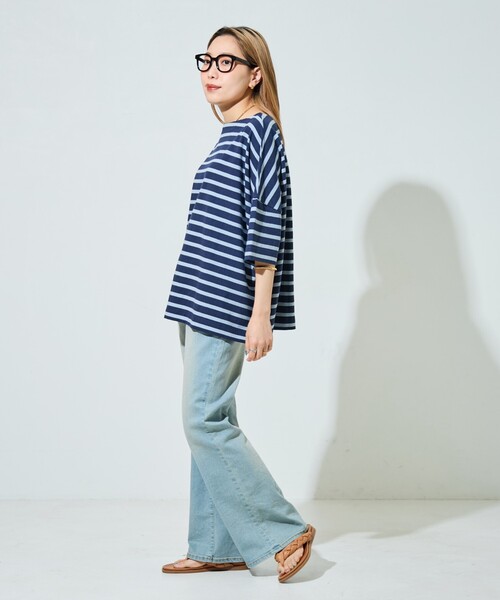 SURT INDIGO バクスボーダーシャツ SURT INDIGO バクスボーダーシャツ
