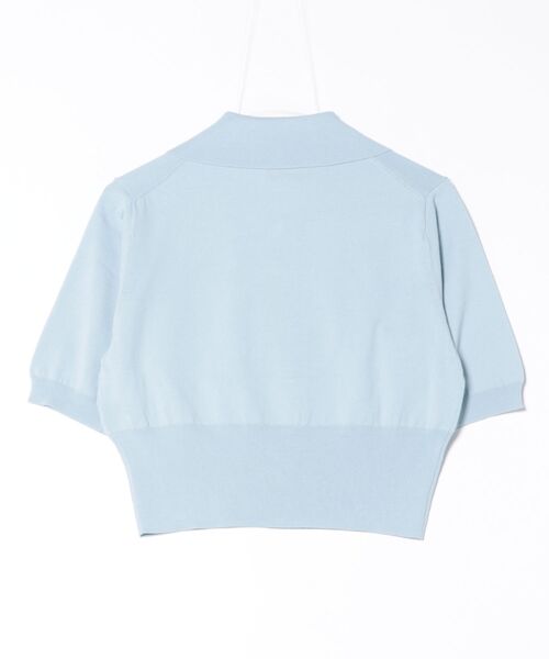 売れ筋新商品 ｵｰｶﾞﾆｯｸﾊｲﾂｲｽﾄｺｯﾄﾝﾍﾞｰｼｯｸﾎﾟﾛﾄｯﾌﾟ（ニット/セーター）｜Vivienne トップス