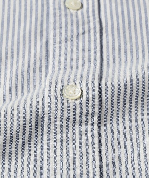 BEAMS（ビームス）の「ワイドフィット 5分袖 ボタンダウンシャツ（シャツ/ブラウス・メンズ・ブルー/その他3/ホワイト/その他・S/XL/L/M）」の17枚目の写真