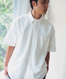 BEAMS（ビームス）の「ワイドフィット 5分袖 ボタンダウンシャツ（シャツ/ブラウス）」