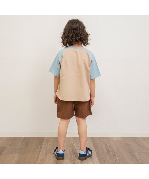 BREEZE（ブリーズ）の「【WEB限定/ジュニア対応】ラグラン半袖Tシャツ（Tシャツ/カットソー・キッズ・その他12/カーキ/サックスブルー/チャコール/ネイビー/オレンジ/その他11/ピンク・90/100/110/120/130/140/150/160）」の18枚目の写真