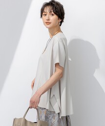 【GLOW6月号掲載/汗じみ防止】スムースデザイン フレア Tシャツ