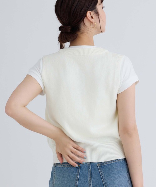 fifth(フィフス)の「シンプルフィットTシャツ(Tシャツ/カットソー・レディース・ホワイト/ブラック/ベージュ・M)」の21枚目の写真