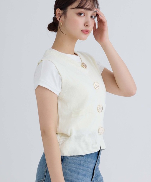 fifth(フィフス)の「シンプルフィットTシャツ(Tシャツ/カットソー・レディース・ホワイト/ブラック/ベージュ・M)」の20枚目の写真