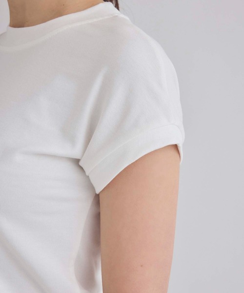 fifth(フィフス)の「シンプルフィットTシャツ(Tシャツ/カットソー・レディース・ホワイト/ブラック/ベージュ・M)」の14枚目の写真