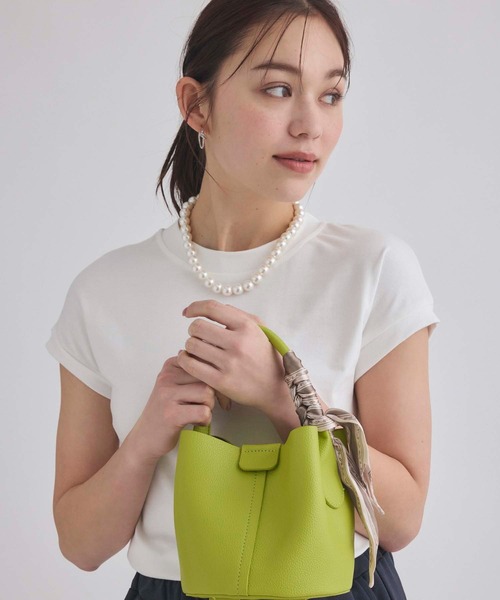 fifth(フィフス)の「シンプルフィットTシャツ(Tシャツ/カットソー・レディース・ホワイト/ブラック/ベージュ・M)」の8枚目の写真