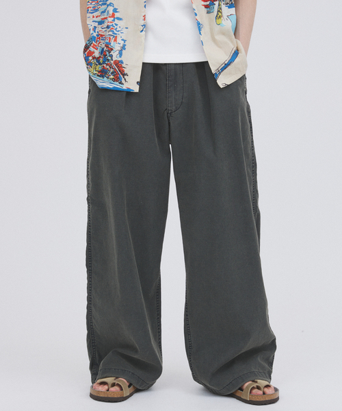 JOURNAL STANDARD(ジャーナルスタンダード)の「ピグメントフェード オーバーパンツ(その他パンツ・メンズ・カーキ/ブラウン/チャコールグレー・SMALL/LARGE/MEDIUM)」の7枚目の写真