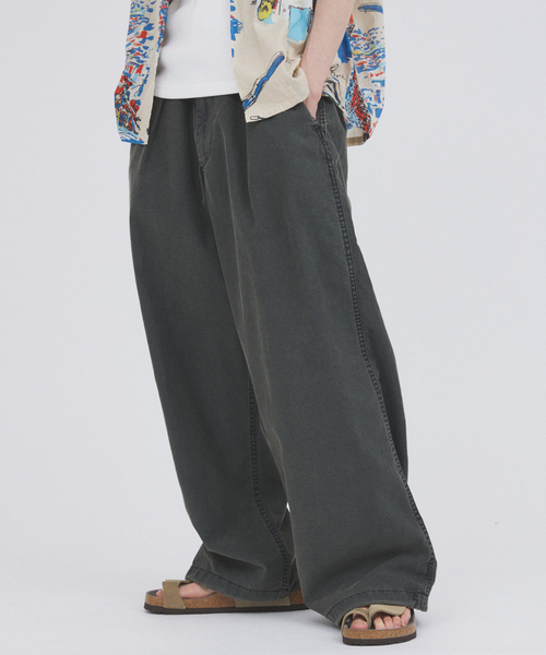 JOURNAL STANDARD(ジャーナルスタンダード)の「ピグメントフェード オーバーパンツ(その他パンツ・メンズ・カーキ/ブラウン/チャコールグレー・SMALL/LARGE/MEDIUM)」の9枚目の写真