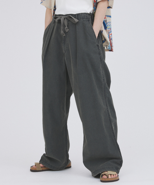 JOURNAL STANDARD(ジャーナルスタンダード)の「ピグメントフェード オーバーパンツ(その他パンツ・メンズ・カーキ/ブラウン/チャコールグレー・SMALL/LARGE/MEDIUM)」の12枚目の写真