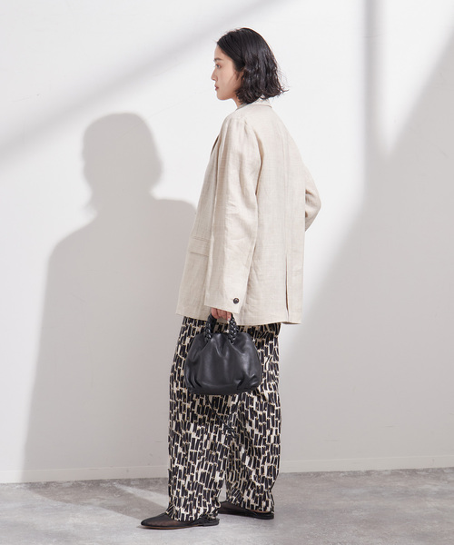 journal standard L'essage(ジャーナルスタンダードレサージュ)の「《SP》DEVEAUX モノトーンイージーパンツ(その他パンツ・レディース・ブラック×ブラック/アイボリー・FREE)」の10枚目の写真