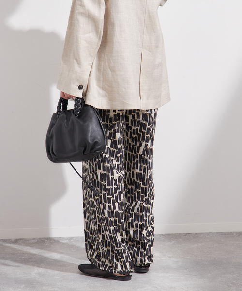 journal standard L'essage(ジャーナルスタンダードレサージュ)の「《SP》DEVEAUX モノトーンイージーパンツ(その他パンツ・レディース・ブラック×ブラック/アイボリー・FREE)」の13枚目の写真