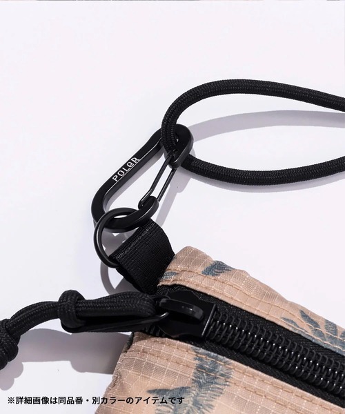 POLeR（ポーラー）の「POLeR/ポーラー ショルダーバッグ STUFFABLE POUCH 241MCV0444（ショルダーバッグ・メンズ・ブラック・FREE）」の6枚目の写真