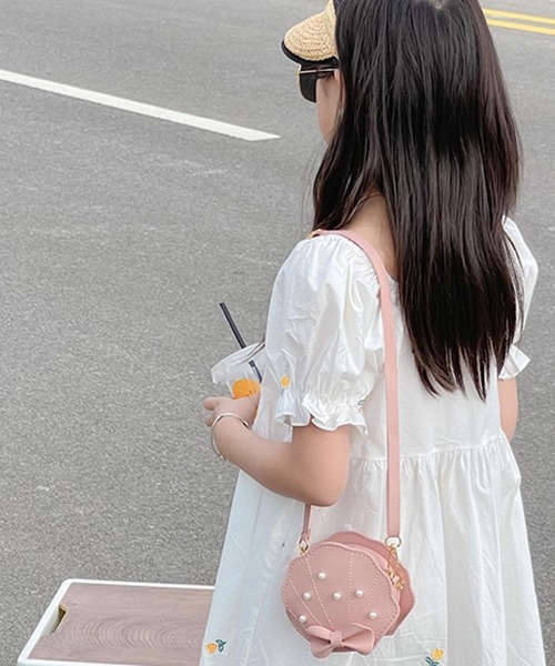 VIBGYOR（ヴィブジョー）の「lulunoix/シェルパールショルダーバッグ N15193（ショルダーバッグ・キッズ・イエロー/ピンク/グリーン/ブルー・FREE）」の4枚目の写真