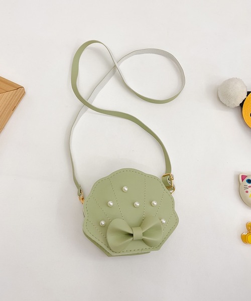 VIBGYOR（ヴィブジョー）の「lulunoix/シェルパールショルダーバッグ N15193（ショルダーバッグ・キッズ・イエロー/ピンク/グリーン/ブルー・FREE）」の2枚目の写真