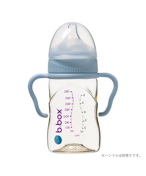 b.box（ビーボックス）の「【b.box】 PPSU Baby Bottle 哺乳瓶 PPSU製［180ml］（マグ/哺乳瓶/お食事グッズ・キッズ・セージグリーン/グレイッシュブルー/ライラック・ONESIZE）」の12枚目の写真