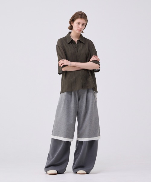 soerte（ソエルテ）の「Assortment buggy half pants / アソートメントバギーハーフパンツ（デニムパンツ・メンズ・ブラック/ブルー/グレー/ブラック系その他・1/3/2）」の9枚目の写真