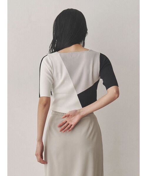 セール】マルチカラーアシメネックニット（ニット/セーター）｜TONAL  