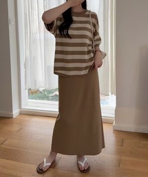 ワイドボーダーニットセットアップ (SS)