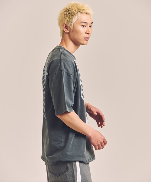 VANSON（ヴァンソン）の「VANSON-SKELTON BONES-Pigment Dyed Tee（Tシャツ/カットソー・メンズ・ブラック・M/L/XL）」の6枚目の写真